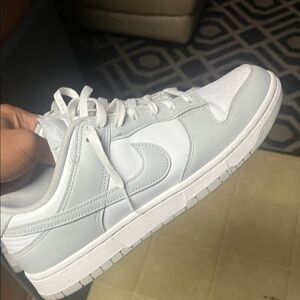 Nike White and Gray Sneakers